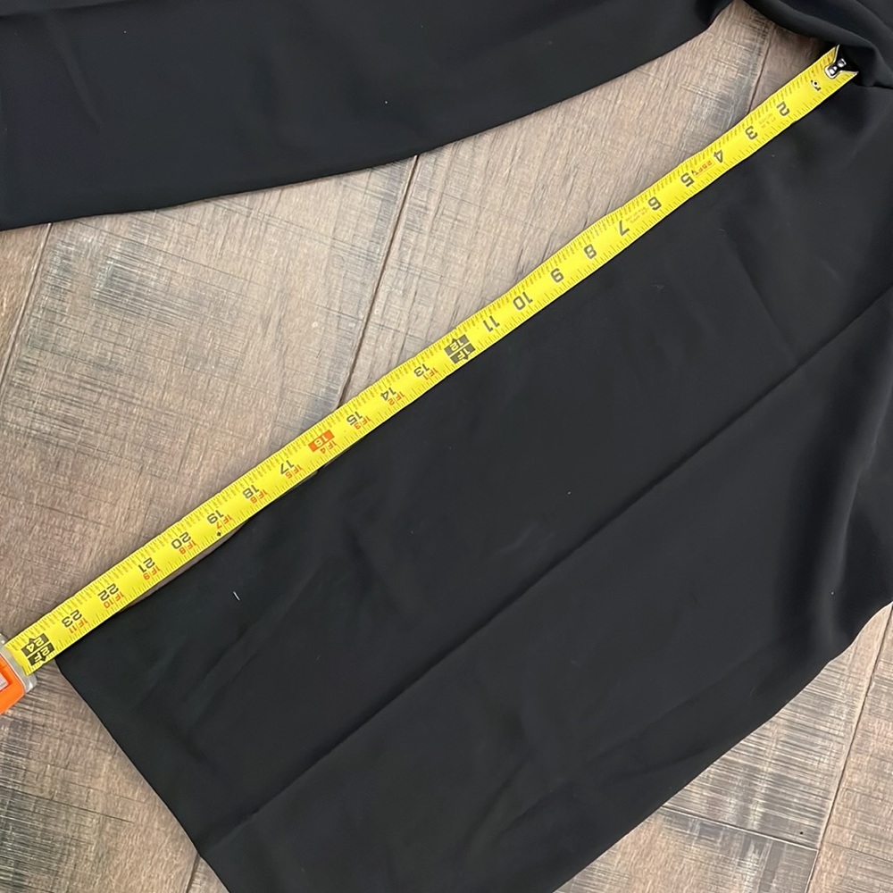 Zara Black Wide-Leg Trousers - Picture 7 of 16